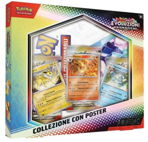 Pokemon SV8.5 Evoluzioni Prismatiche con poster