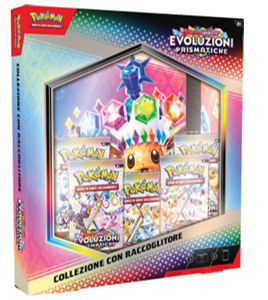 Pokemon SV8.5 Evoluzioni Prismatiche con raccoglitore