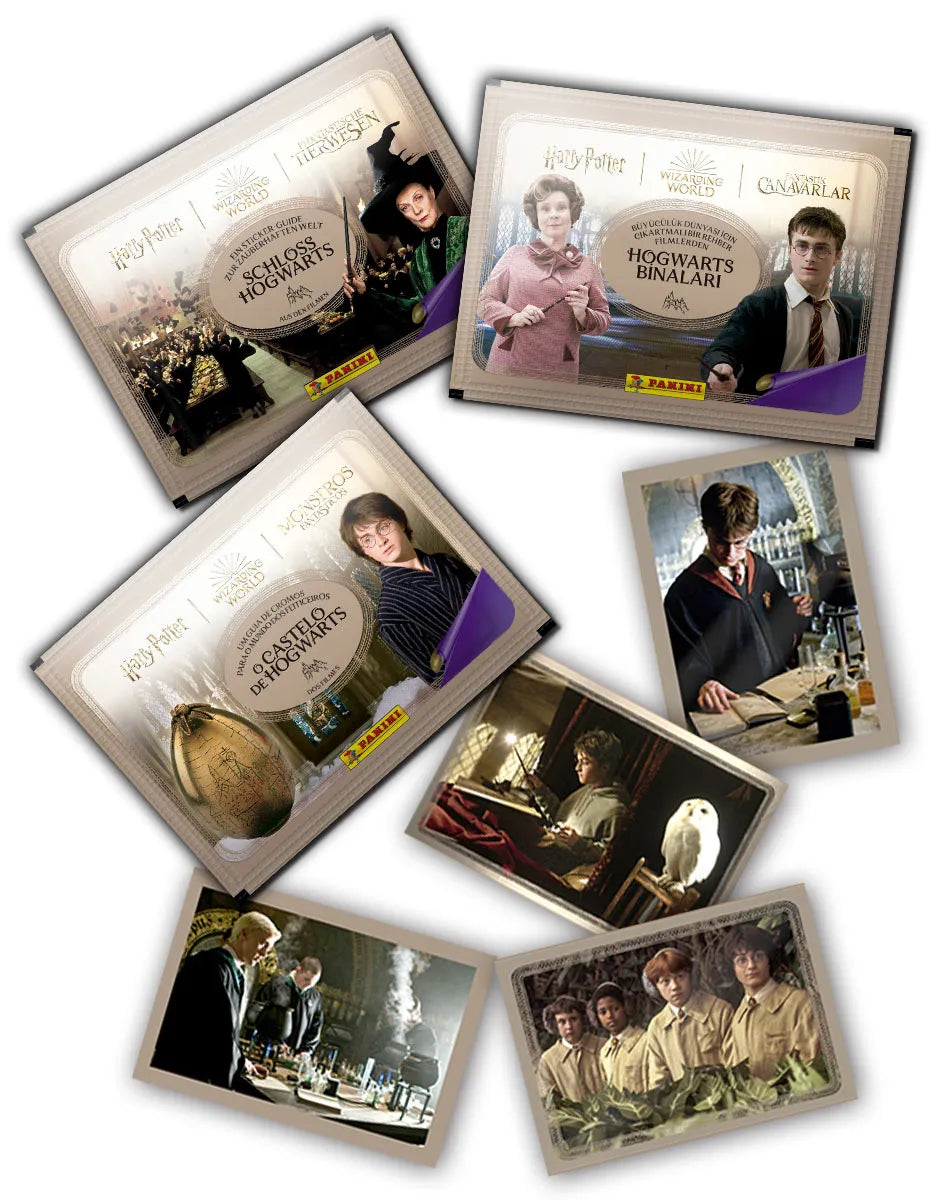 HARRY POTTER STICKER GUIDE - IL CASTELLO DI HOGWARTS - STARTER PACK