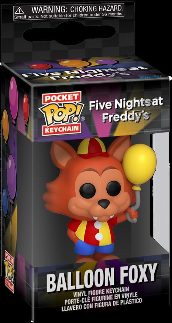 Five Nights At Freddy's: Funko Pop! Pocket Keychain - Balloon Foxy (Portachiavi)