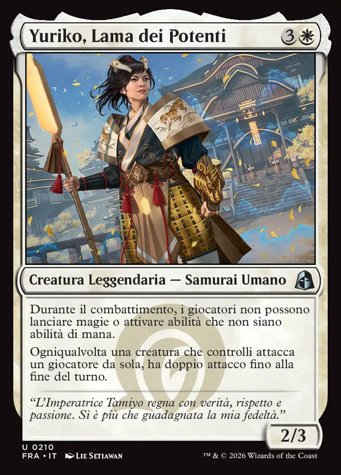 Frattura della Realtà 210 Yuriko, Lama dei Potenti
