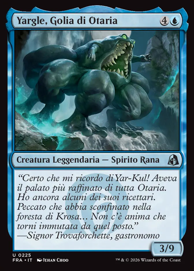 Frattura della Realtà 225 Yargle, Golia di Otaria