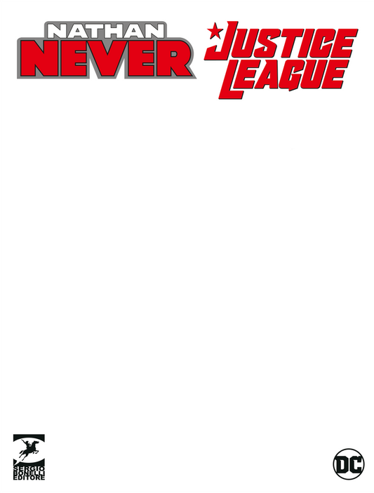 Nathan Never/Justice League variant white
