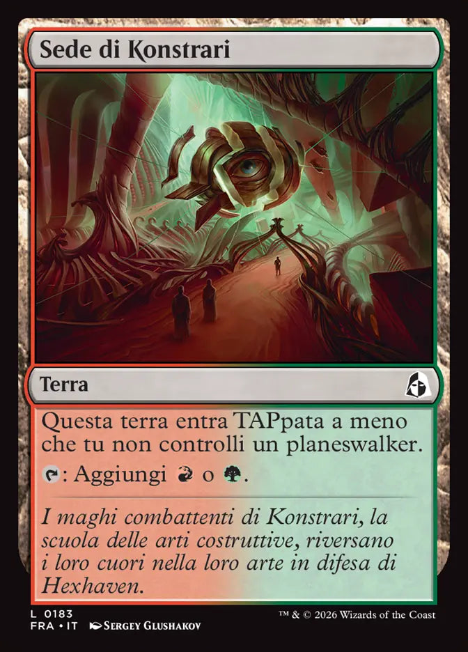 Frattura della Realtà 183 Sede di Konstrari