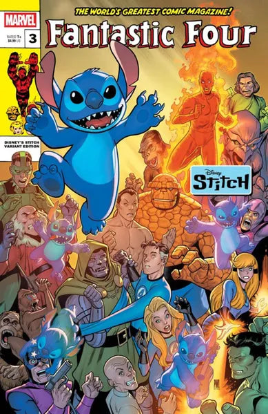Fantastic Four #3 (Paco Medina Disney Stitch Variant)