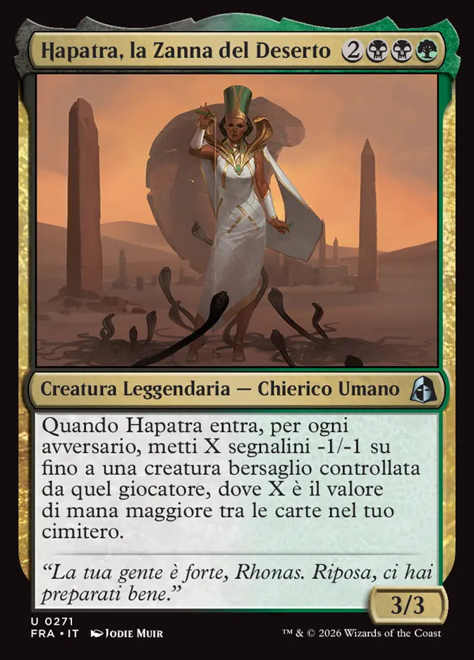 Frattura della Realtà 271 Hapatra, la Zanna del Deserto