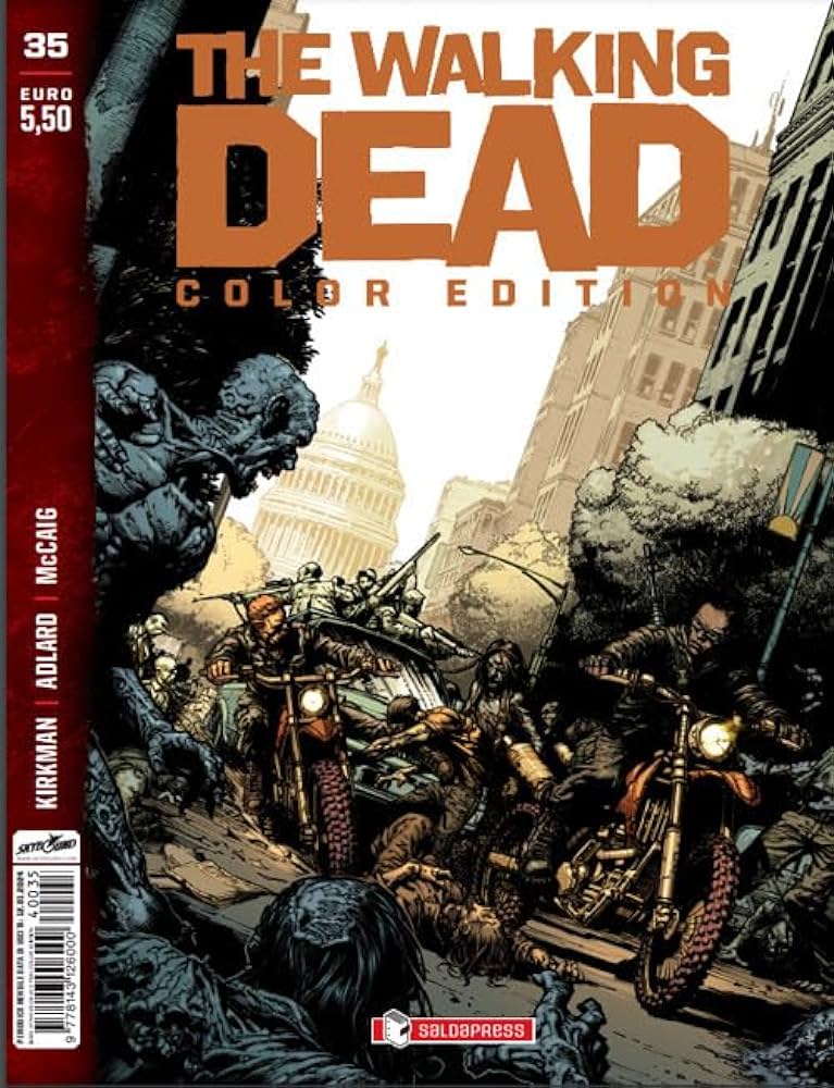 The walking dead edicola color 35