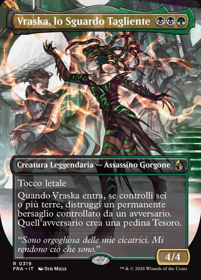 Frattura della Realtà 319 Vraska, lo Sguardo Tagliente