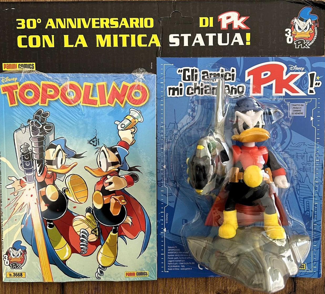 TOPOLINO 3668 + gadget STATUINA DI PK