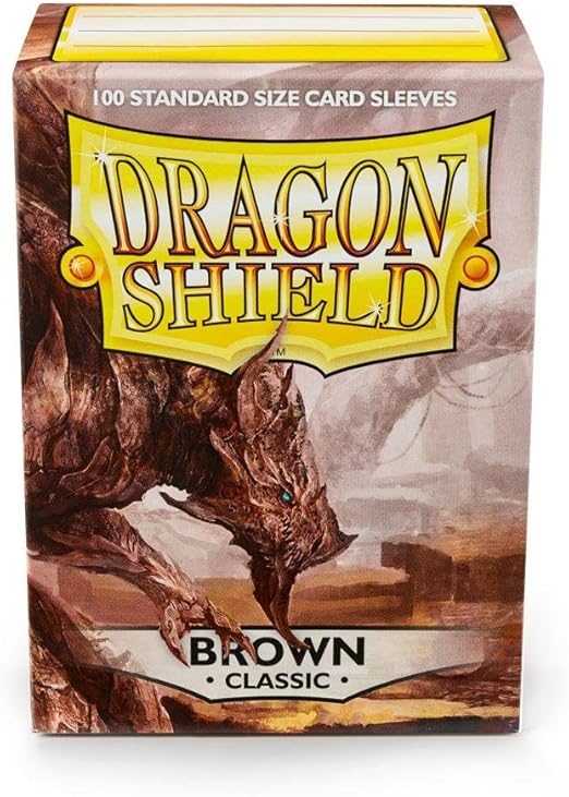 Dragon shield Brown - Classic Sleeves - Standard Size