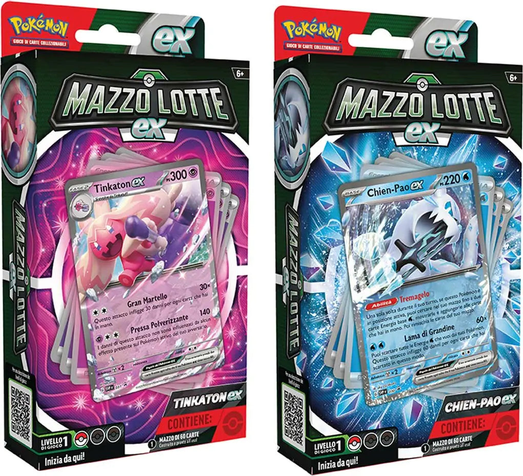 Pokemon Mazzo Lotta ex Tinkaton Ex/Chien-Pao Ex -UN MAZZO