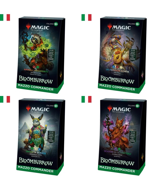 Magic Commander Deck - Bloomburrow UN Mazzo random