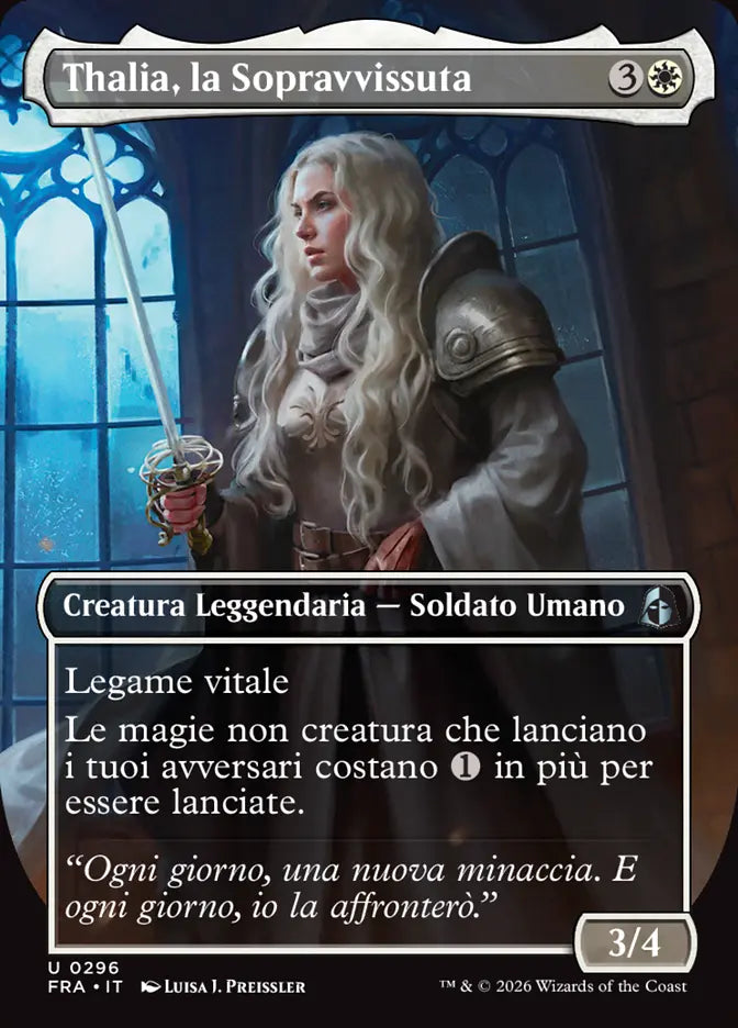 Frattura della Realtà 296 Thalia, la Sopravvissuta
