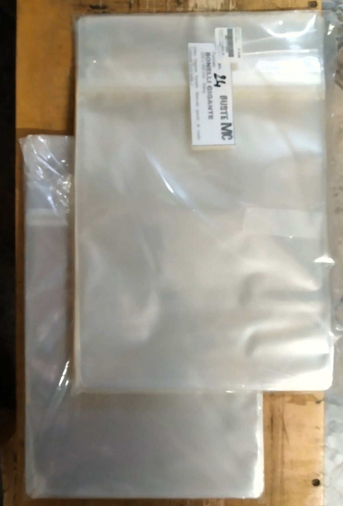 Buste tipo bonelli gigante 100 PZ con adesivo