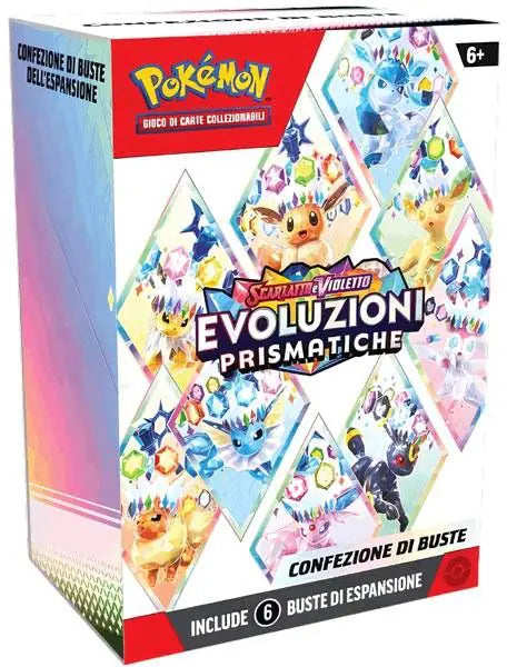 Pokemon Evoluzioni Prismatiche Bundle 6 Buste, ITA