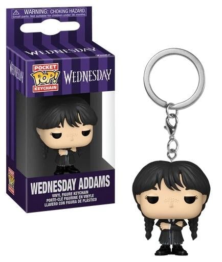 Pop keychain WEDNESDAY - Wednesday Addams