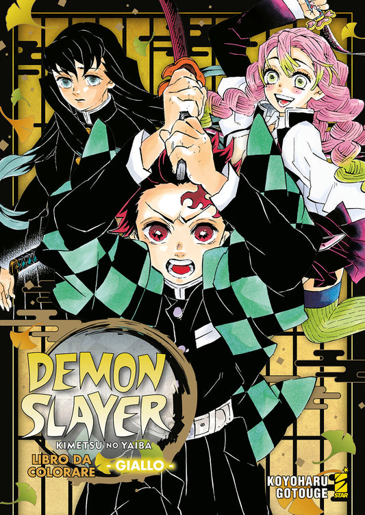 DEMON SLAYER KIMETSU NO YAIBA LIBRO DA COLORARE GIALLO 5 5
