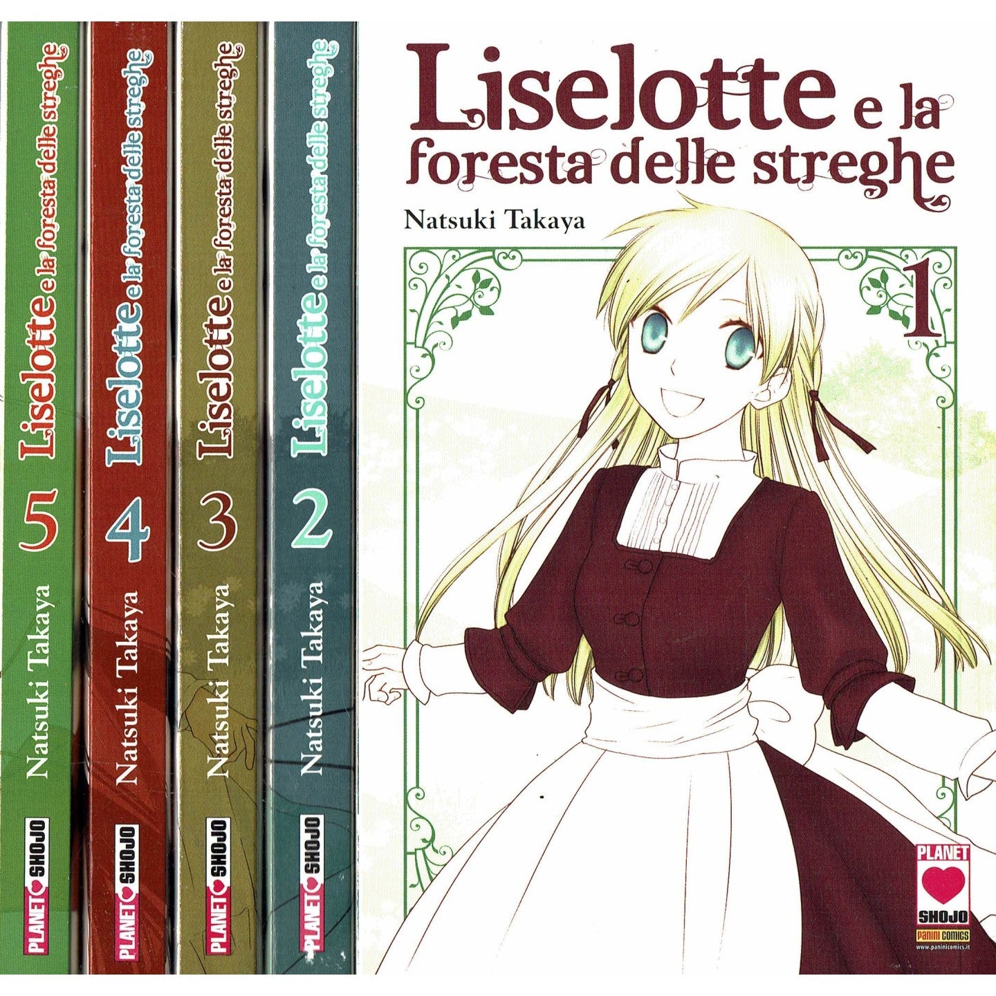 LISELOTTE E LA FORESTA DELLE STREGHE 1-5 completa panini