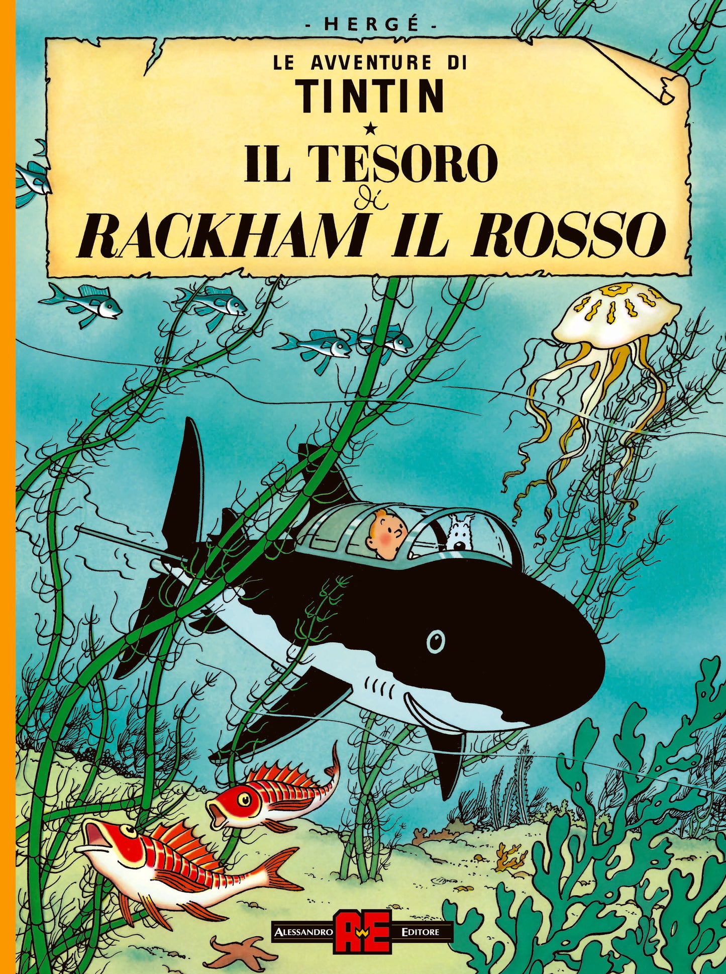 LE AVVENTURE DI TINTIN 12 IL TESORO DI RACHAM IL ROSSO