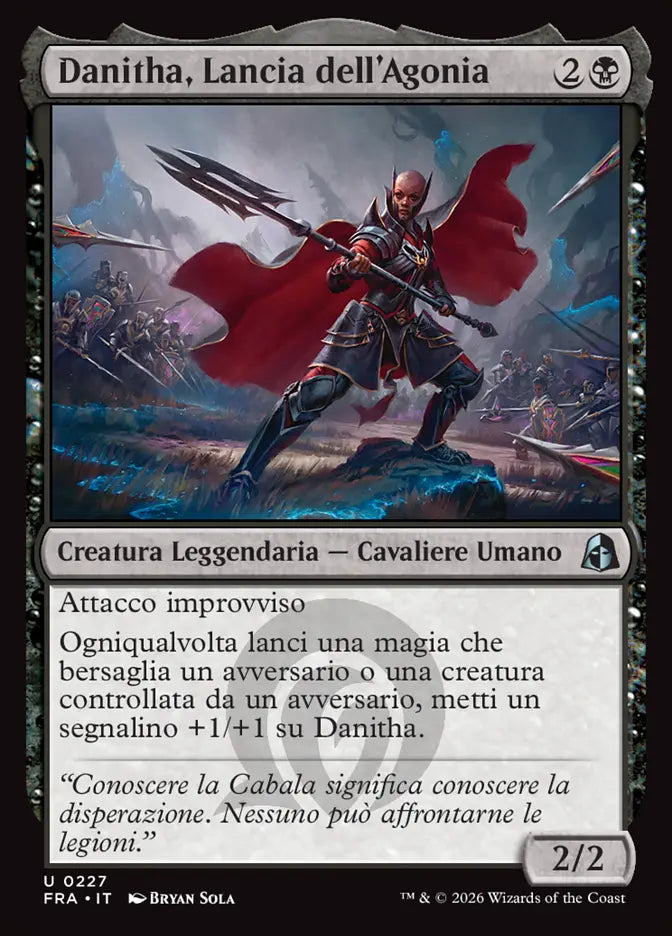 Frattura della Realtà 227 Danitha, Lancia dell'Agonia