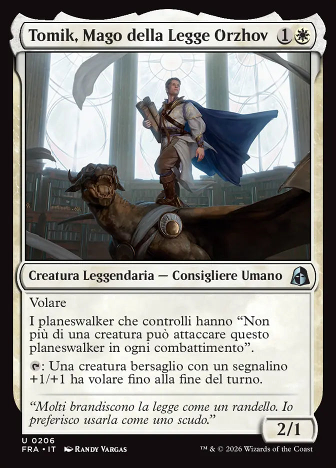 Frattura della Realtà 206 Tomik, Mago della Legge Orzhov