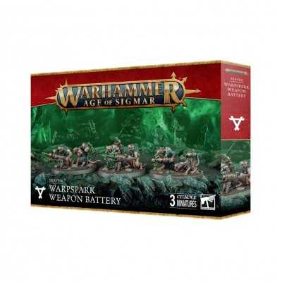 BATTERIA D'ARMI A MUTASCINTILLA set di 3 miniature SKAVEN warhammer AGE OF SIGMAR