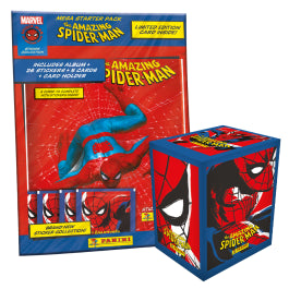 Amazing Spider-Man stickers box con 4 pacchetti