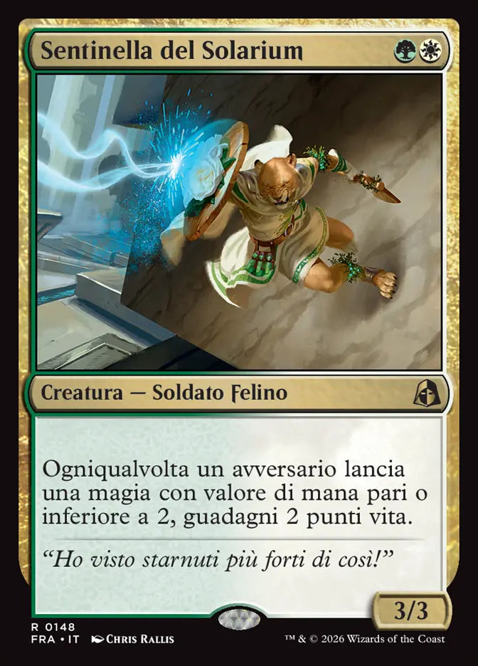 Frattura della Realtà 148 Sentinella del Solarium