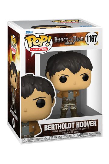 Attack on Titan POP! 1167 Animation Vinyl Figure Bertholdt Hoover 9 cm