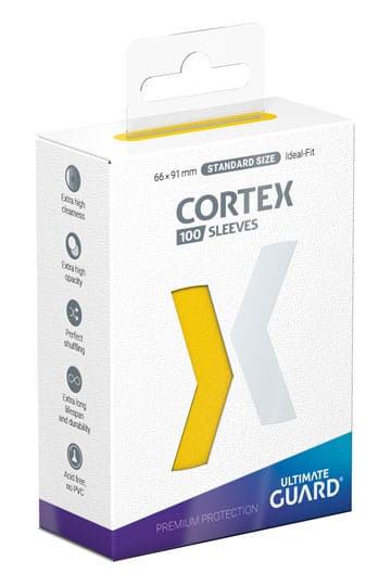 Bustine protettive Ultimate Guard Cortex Sleeves Standard Size (100) - Yellow
