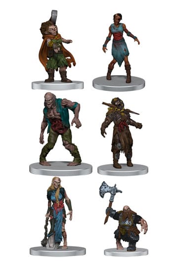 D&D Icons of the Realms pre-painted Miniatures Undead Armies - Zombies Set