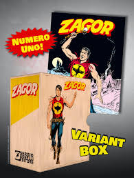 Raccoglitore Fumetti Zagor Con Ristampa Variant N.1 - Logo Giallo - La Foresta Degli Agguati
