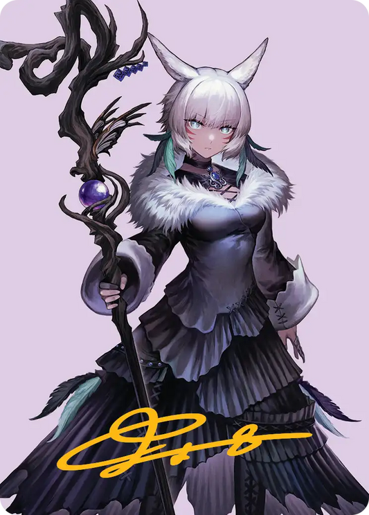 Final Fantasy Illustrazione 527 Y’shtola, Benedetta dalla Notte (53)