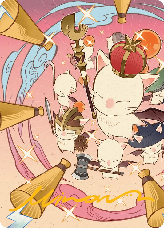Final Fantasy Illustrazione 522 Invocazione: Good King Moggle Mog XII (41)