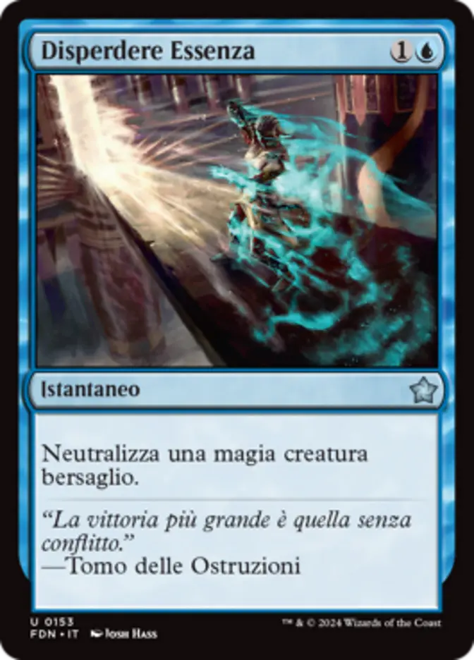 Fondamenti 153 Disperdere Essenza