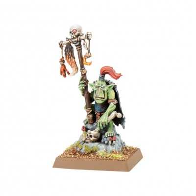 GOBLIN SHAMAN miniatura ORC & GOBLIN TRIBES warhammer THE OLD WORLD