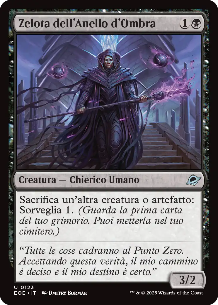 Ai Confini dell' eternità 123 Zelota dell’Anello d’Ombra