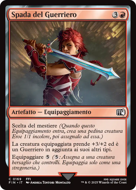 Final Fantasy foil 567 Spada del Guerriero foil