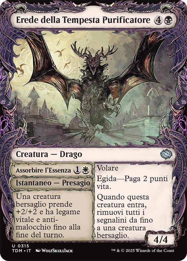 Tarkir la Dracotempesta 490 Erede della Tempesta Purificatore foil