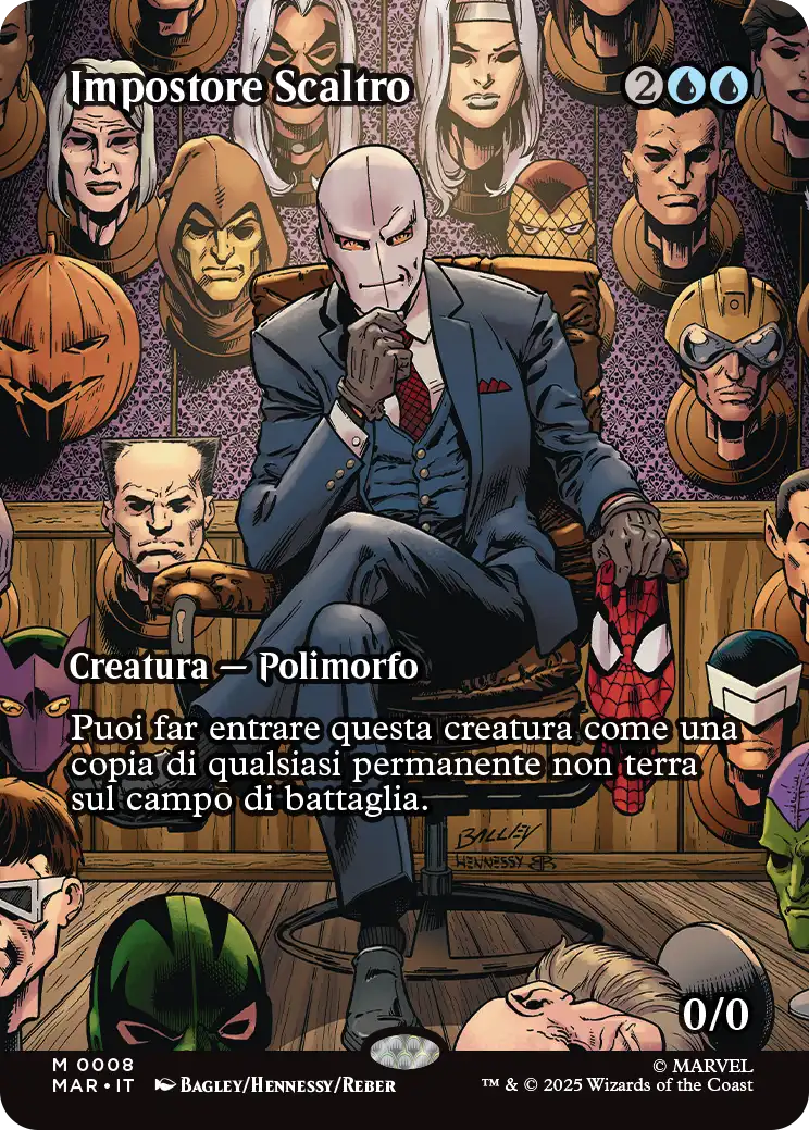 Magic Marvel Spider-man 239 Impostore Scaltro Source Material Cads