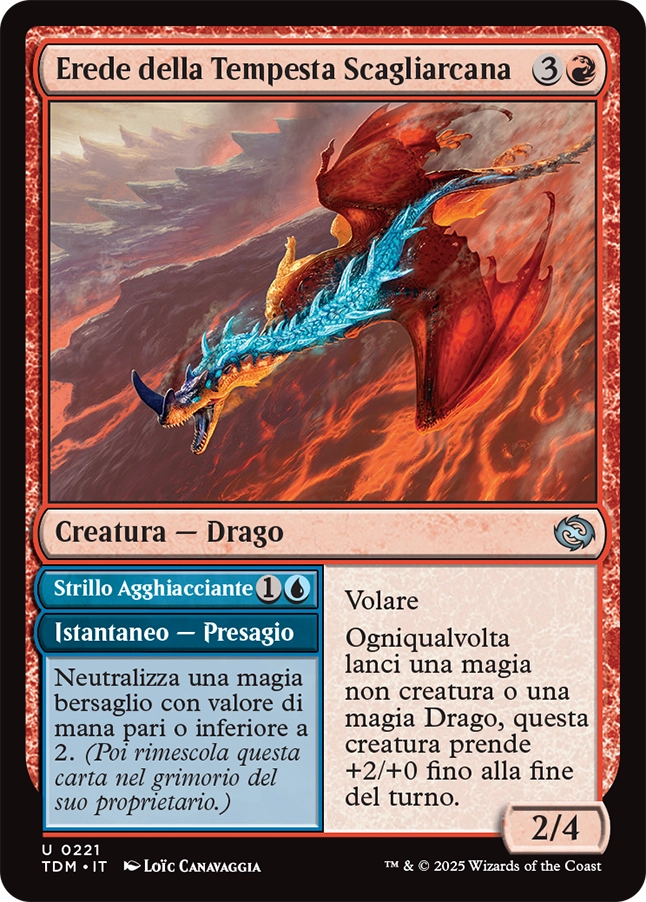 Tarkir la Dracotempesta 473 Erede della Tempesta Scagliarcana foil