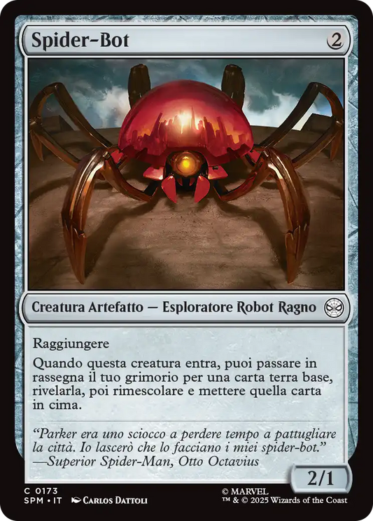 Magic Marvel Spider-man 332 Spider-Bot foil