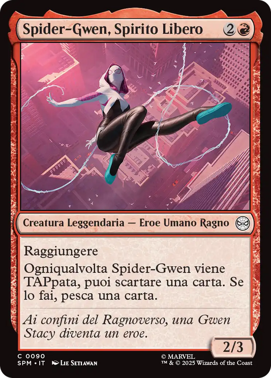 Magic Marvel Spider-man 90 Spider-Gwen, Spirito Libero