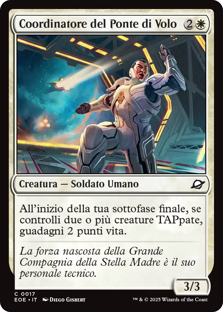 Ai Confini dell' eternità 17 Coordinatore del Ponte di Volo