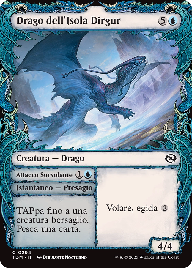 Tarkir la Dracotempesta 489 Drago dell’Isola Dirgur foil
