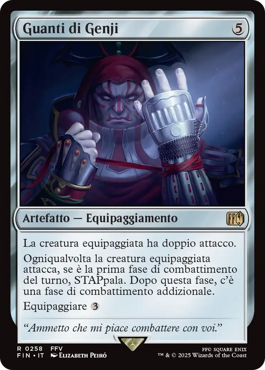 Final Fantasy 258 Guanti di Genji