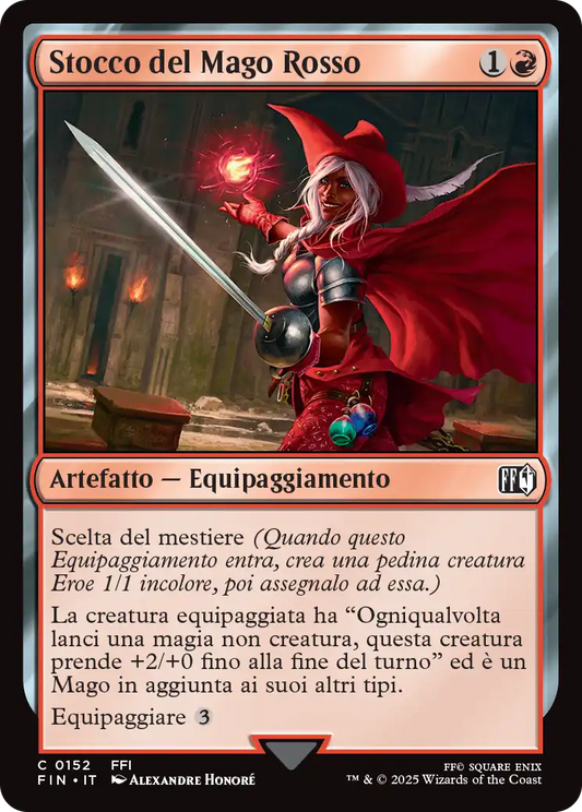 Final Fantasy 152 Stocco del Mago Rosso