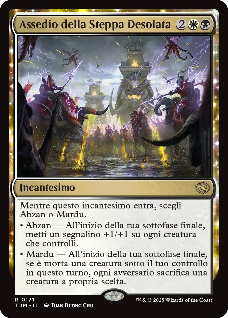 Tarkir la Dracotempesta 171 Assedio della Steppa Desolata