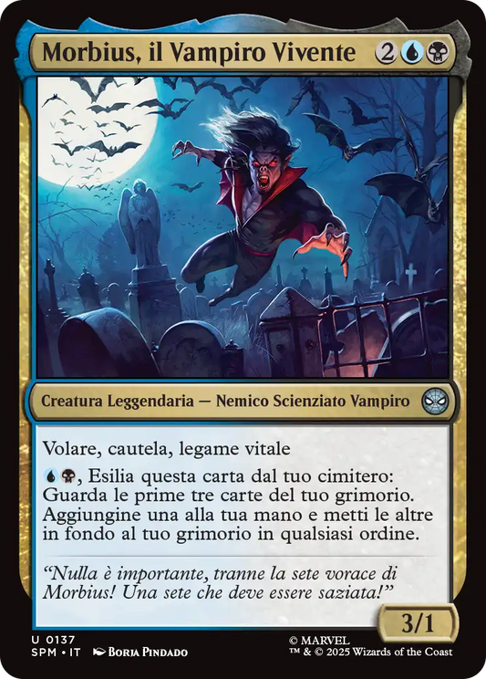 Magic Marvel Spider-man 137 Morbius, il Vampiro Vivente