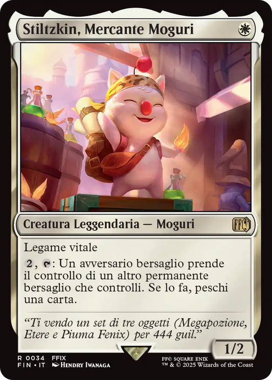Final Fantasy 34 Stiltzkin, Mercante Moguri